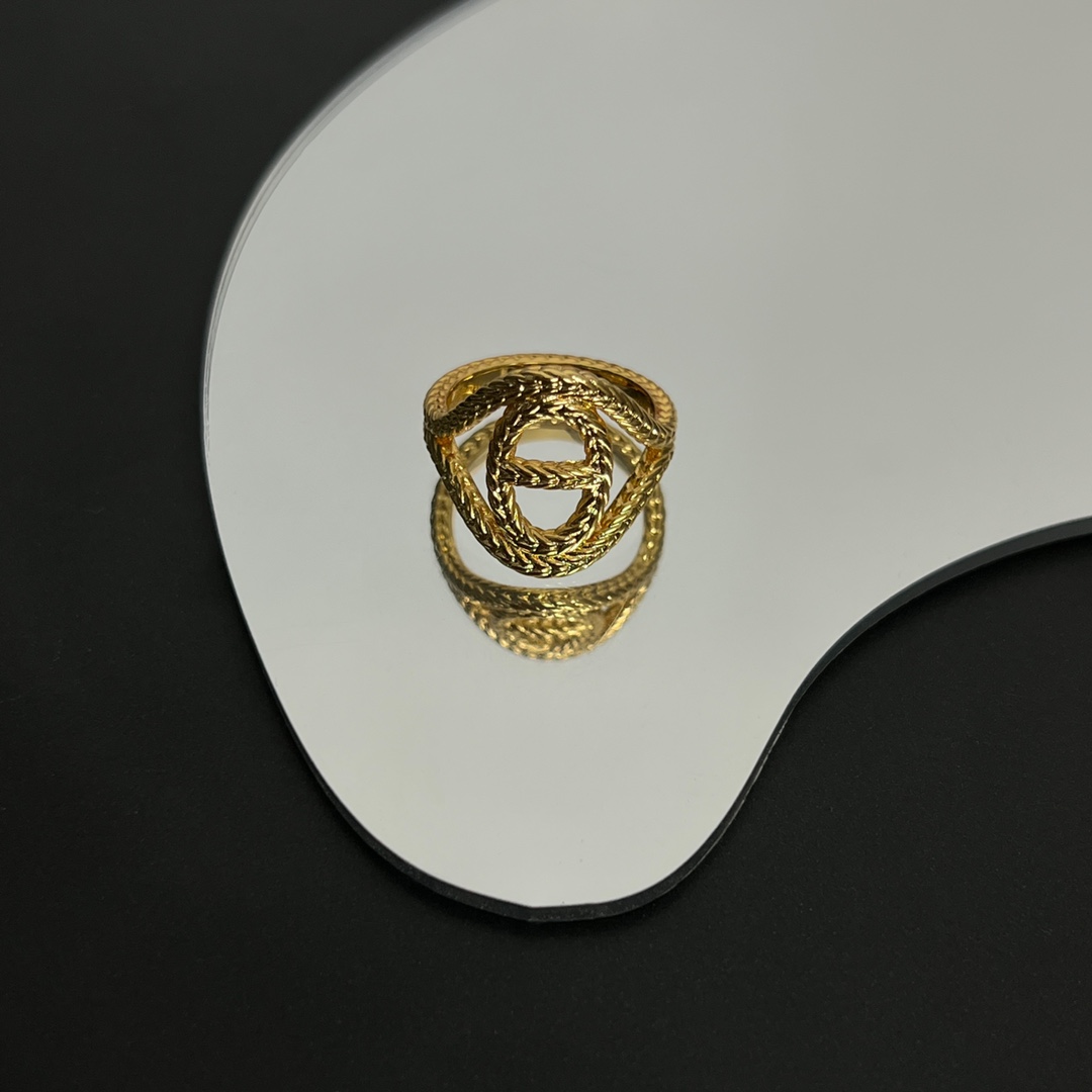 Hermes Chaine d'ancre Danae Ring - DesignerGu