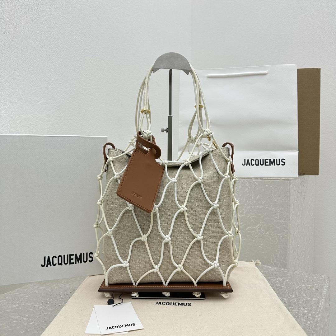 Jacquemus Le Petit Filet Pralu Tote Bag (10x27x21cm) - DesignerGu