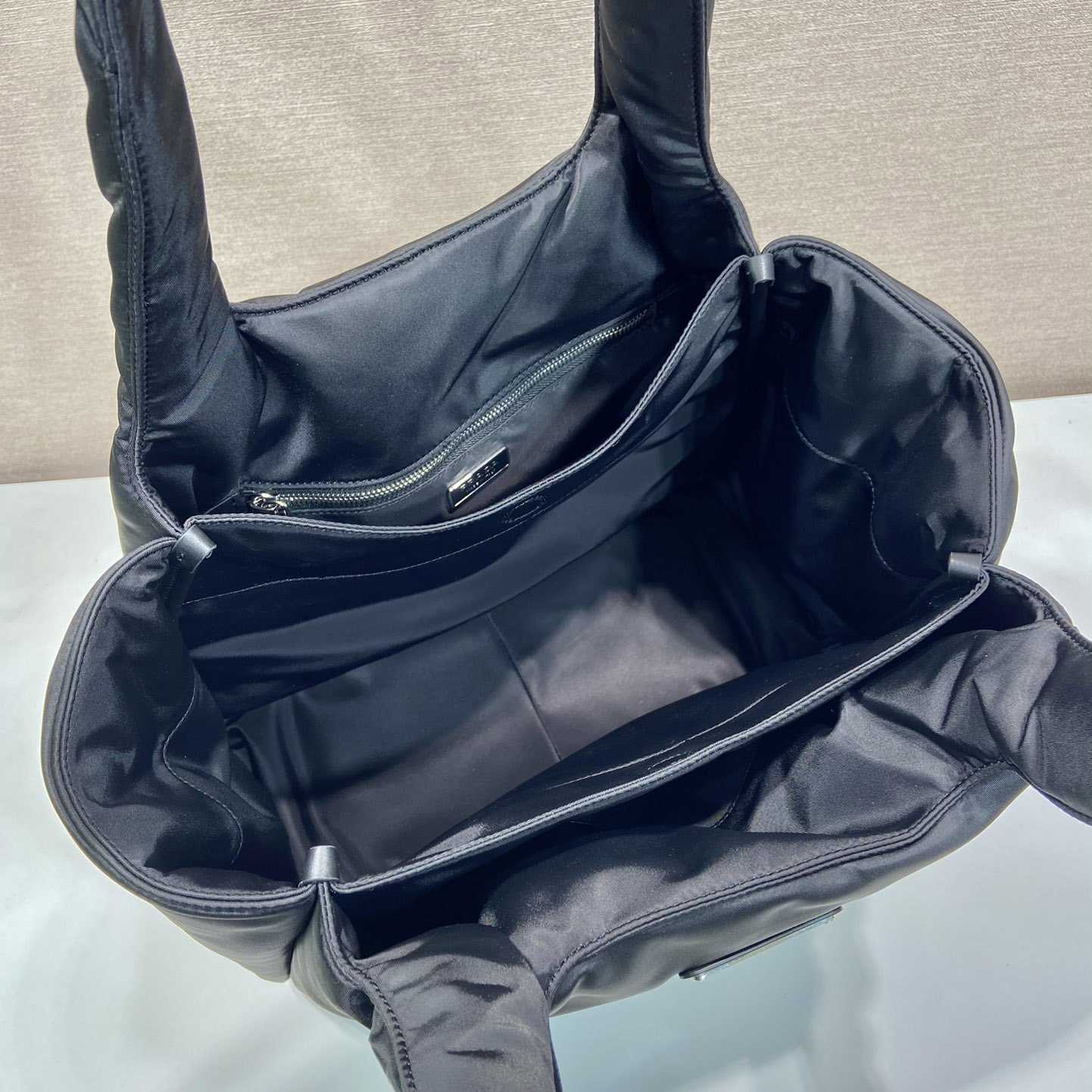 Prada Large Padded Re-Nylon Tote Bag - DesignerGu