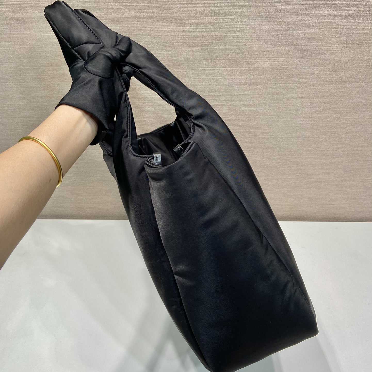 Prada Large Padded Re-Nylon Tote Bag - DesignerGu