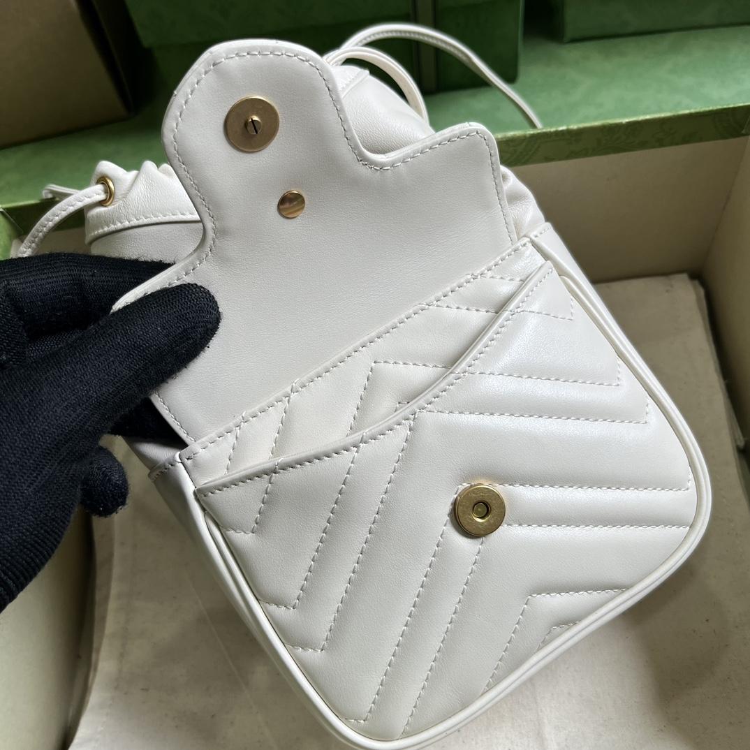 Gucci GG Marmont Mini Bucket Bag - DesignerGu