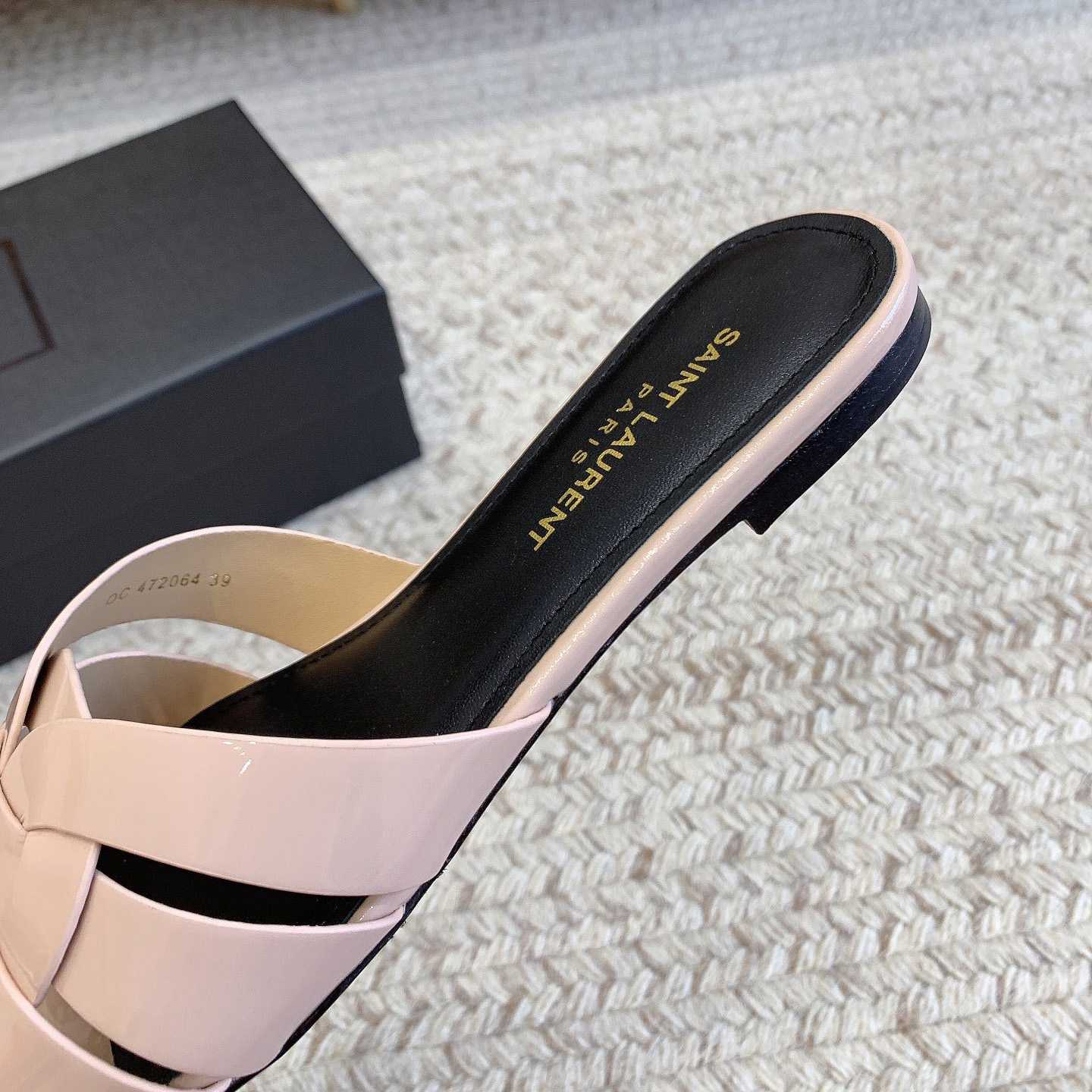 Saint Laurent Tribute Flat Sandals - DesignerGu