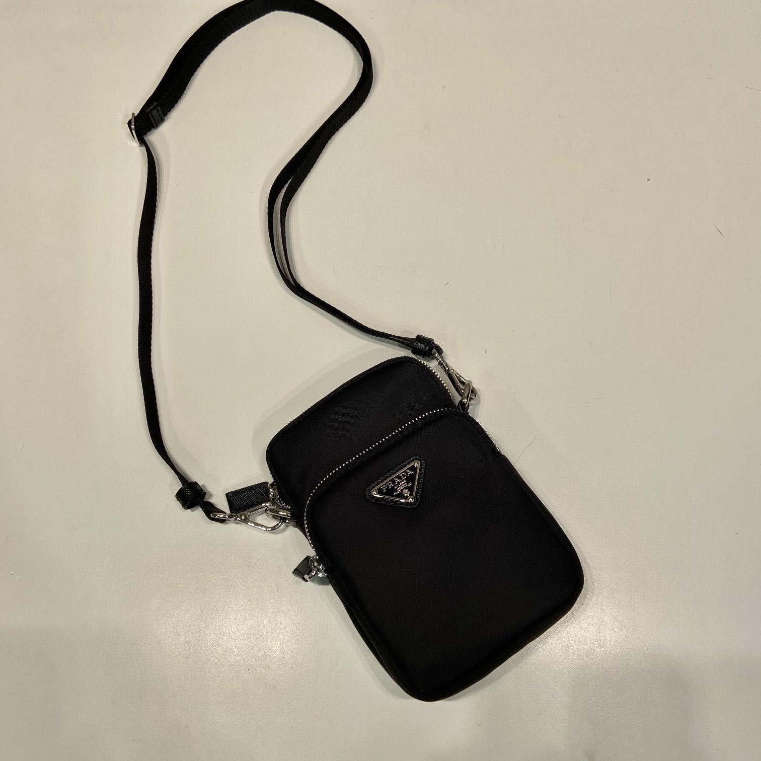 Prada Leather Bag With Shoulder strap - DesignerGu