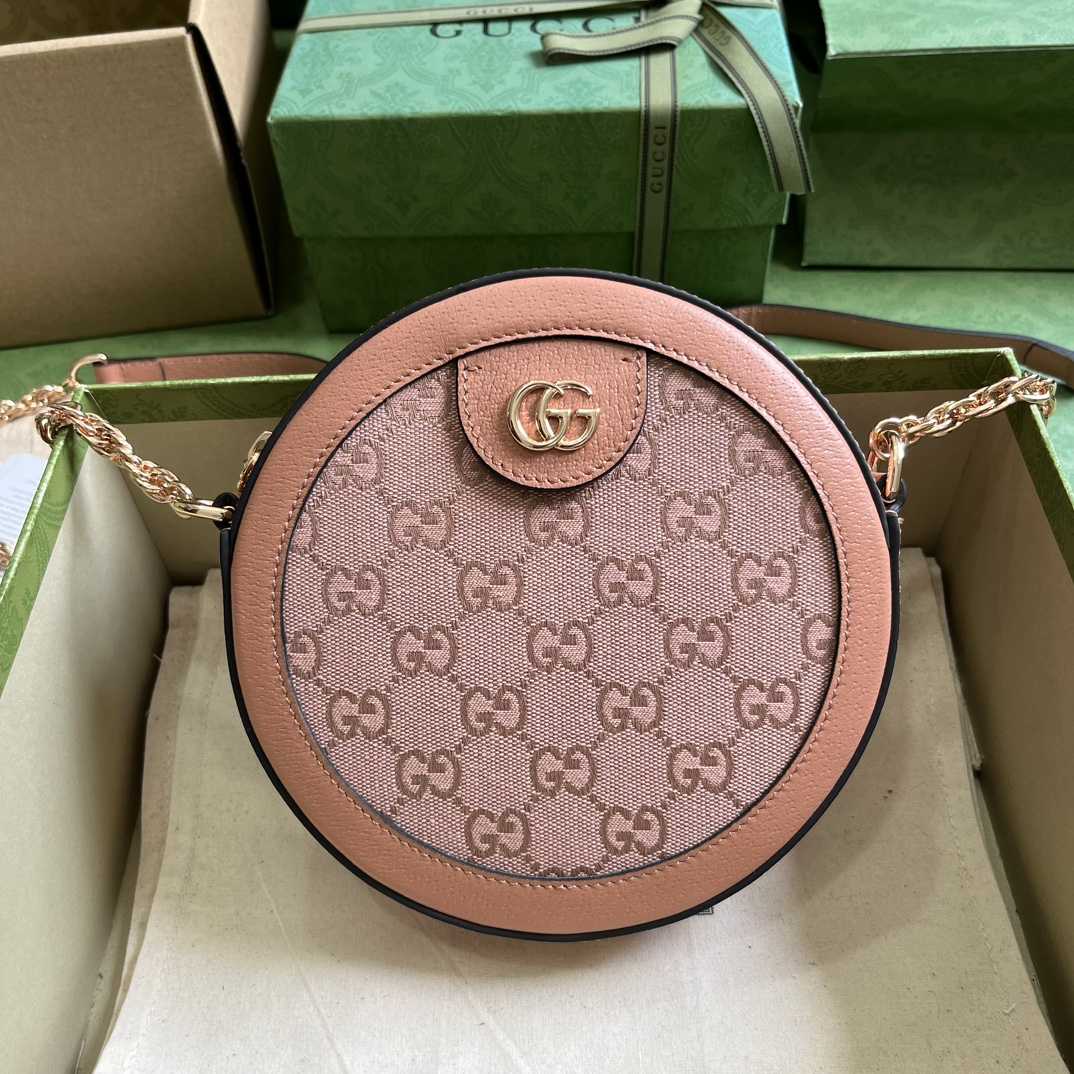 Gucci Ophidia GG Mini Round Shoulder Bag  (18-18-4.5cm) - DesignerGu