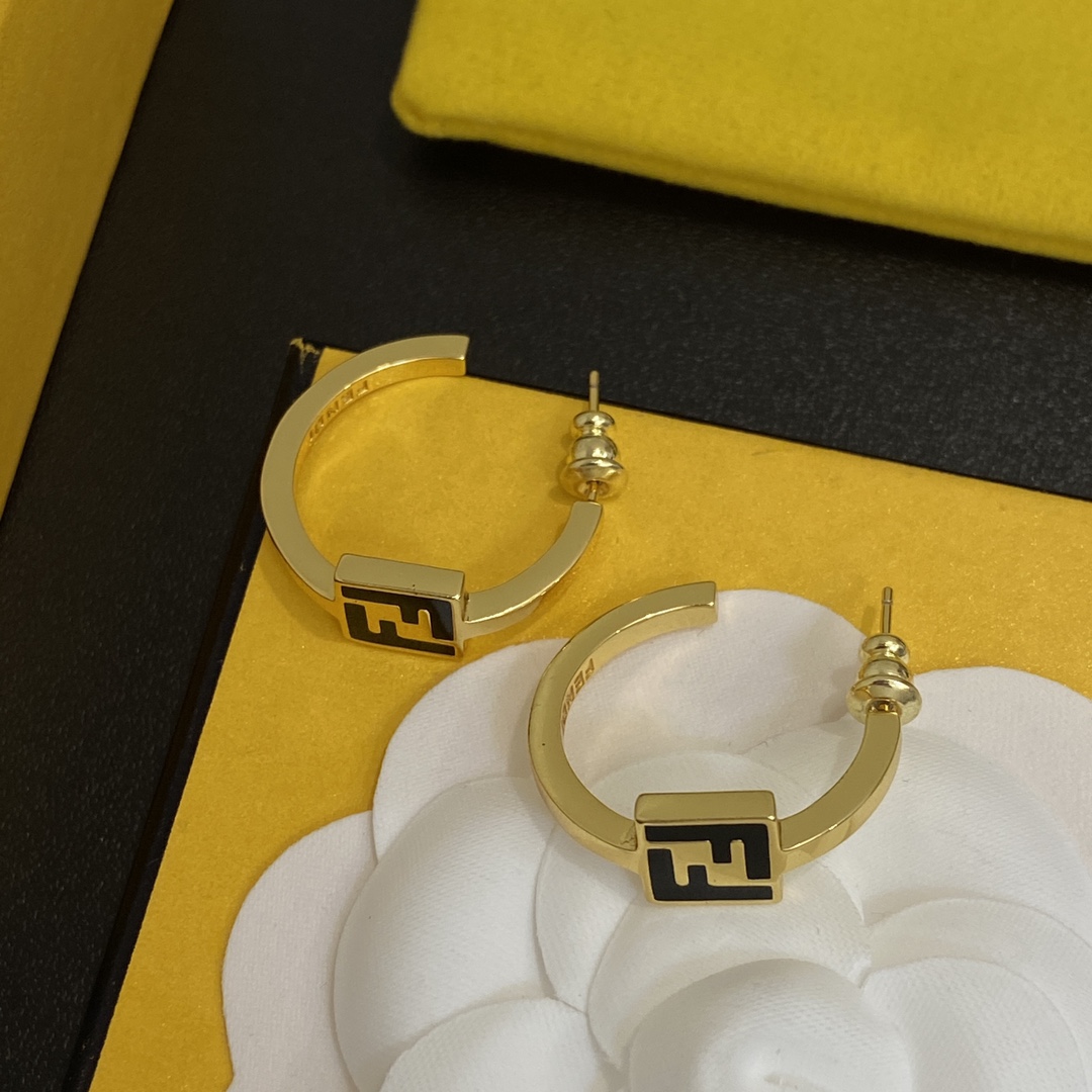 Fendi by Marc Jacobs Forever Fendi Earrings - DesignerGu