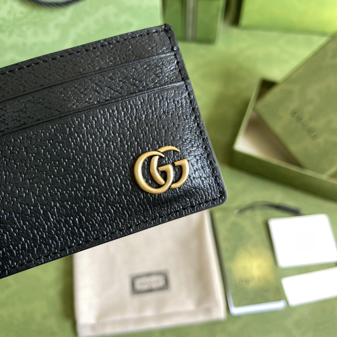 Gucci GG Marmont Leather Money Clip  (10-7CM) - DesignerGu