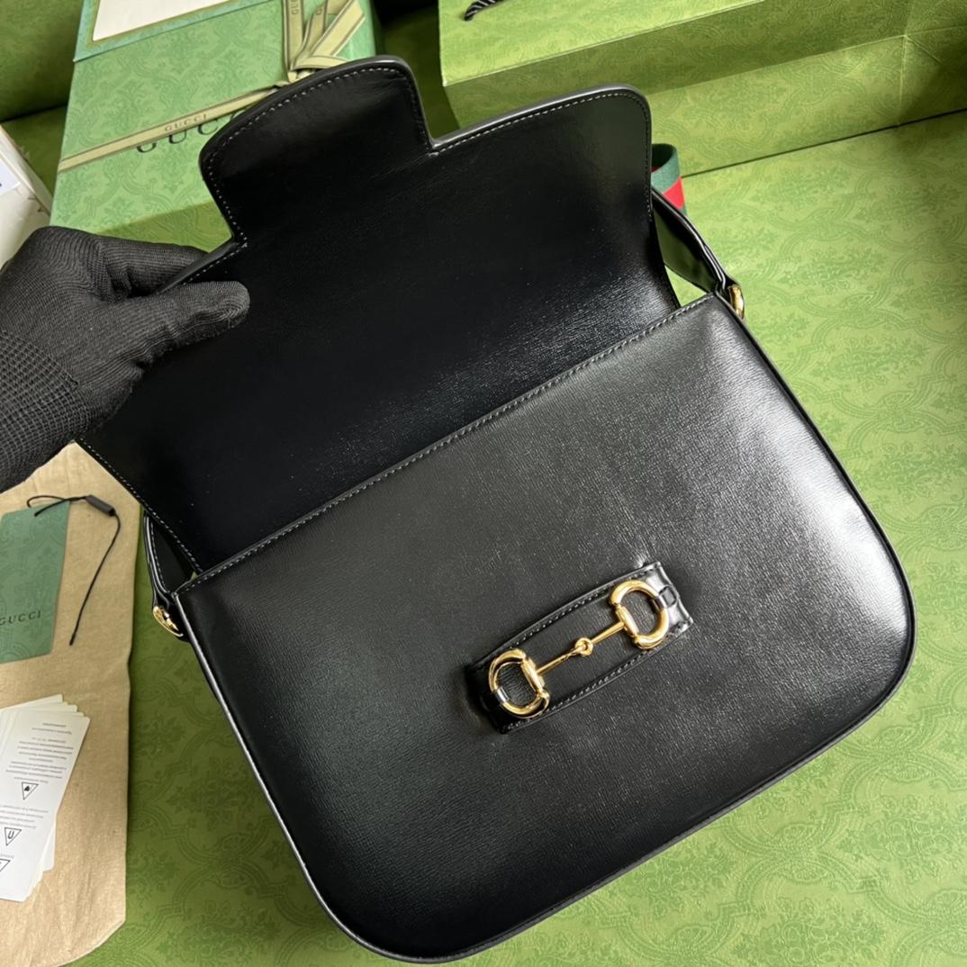 Gucci Horsebit 1955 Mini Bag(30*21*7.5cm)   - DesignerGu