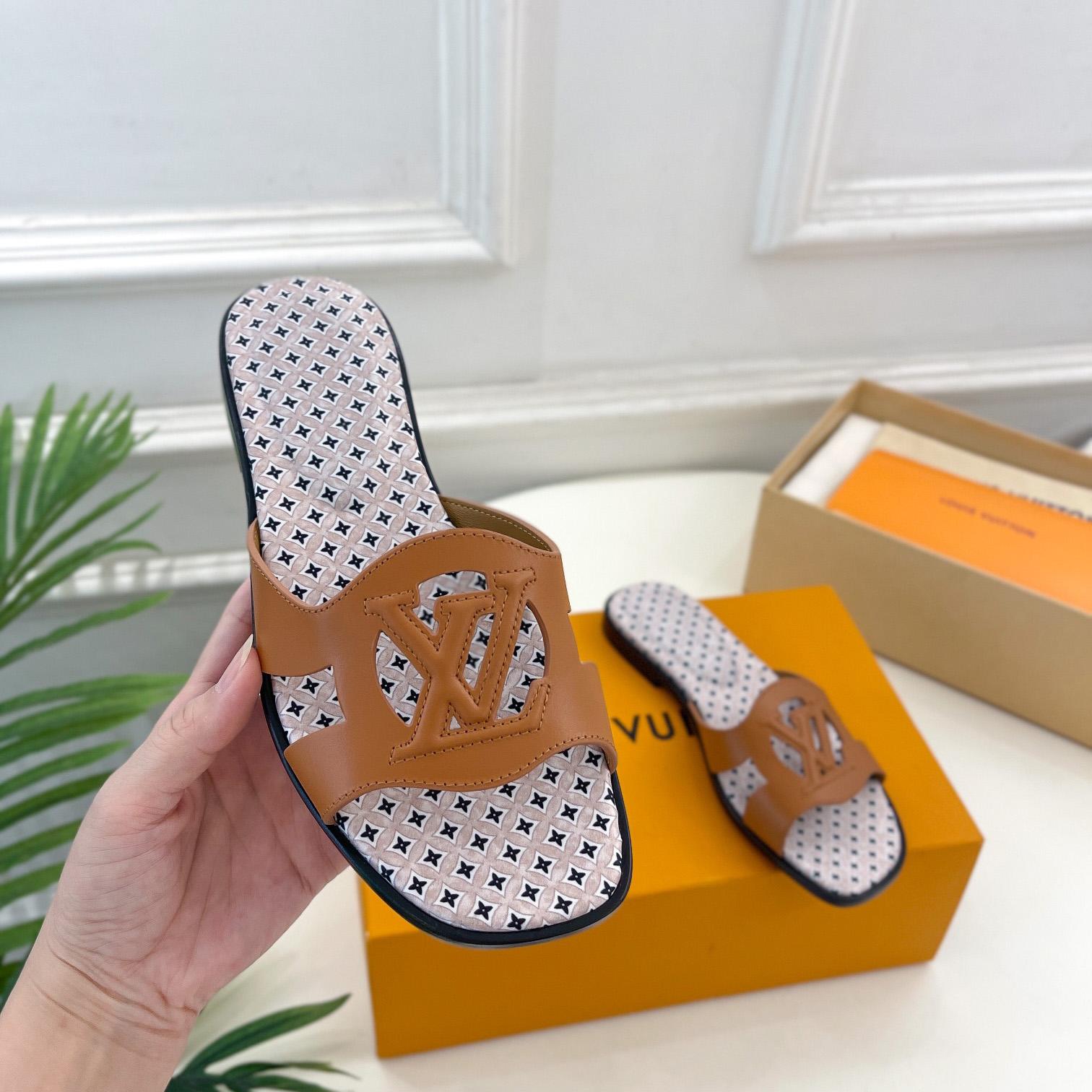 Louis Vuitton LV Isola Flat Mule - DesignerGu