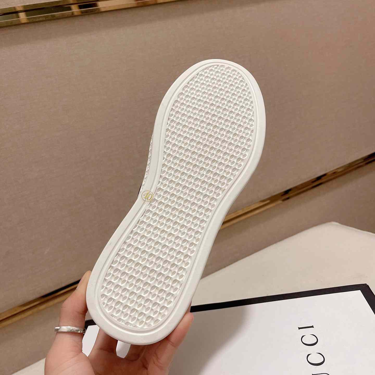 Gucci Signature Slip-on Sneakers - DesignerGu