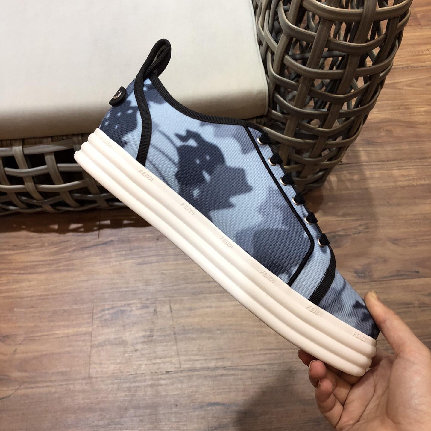 Fendi Rise Canvas Sneaker - DesignerGu