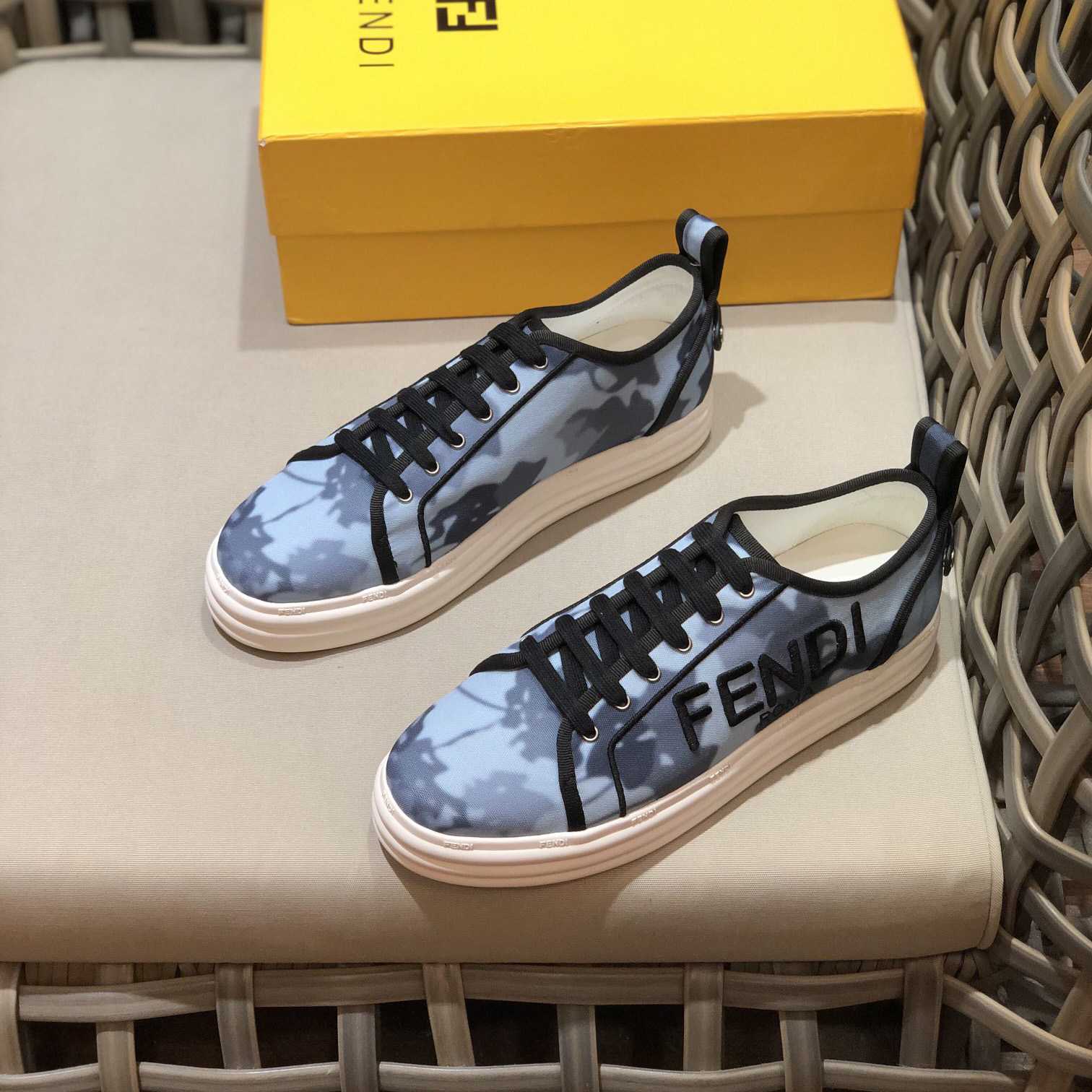 Fendi Rise Canvas Sneaker - DesignerGu