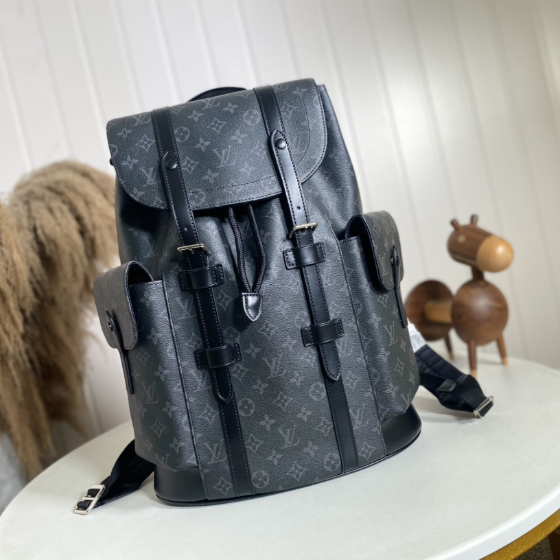 Louis Vuitton Monogram Montsouris Backpack(38 x 44 x 21cm)   M41379 - DesignerGu