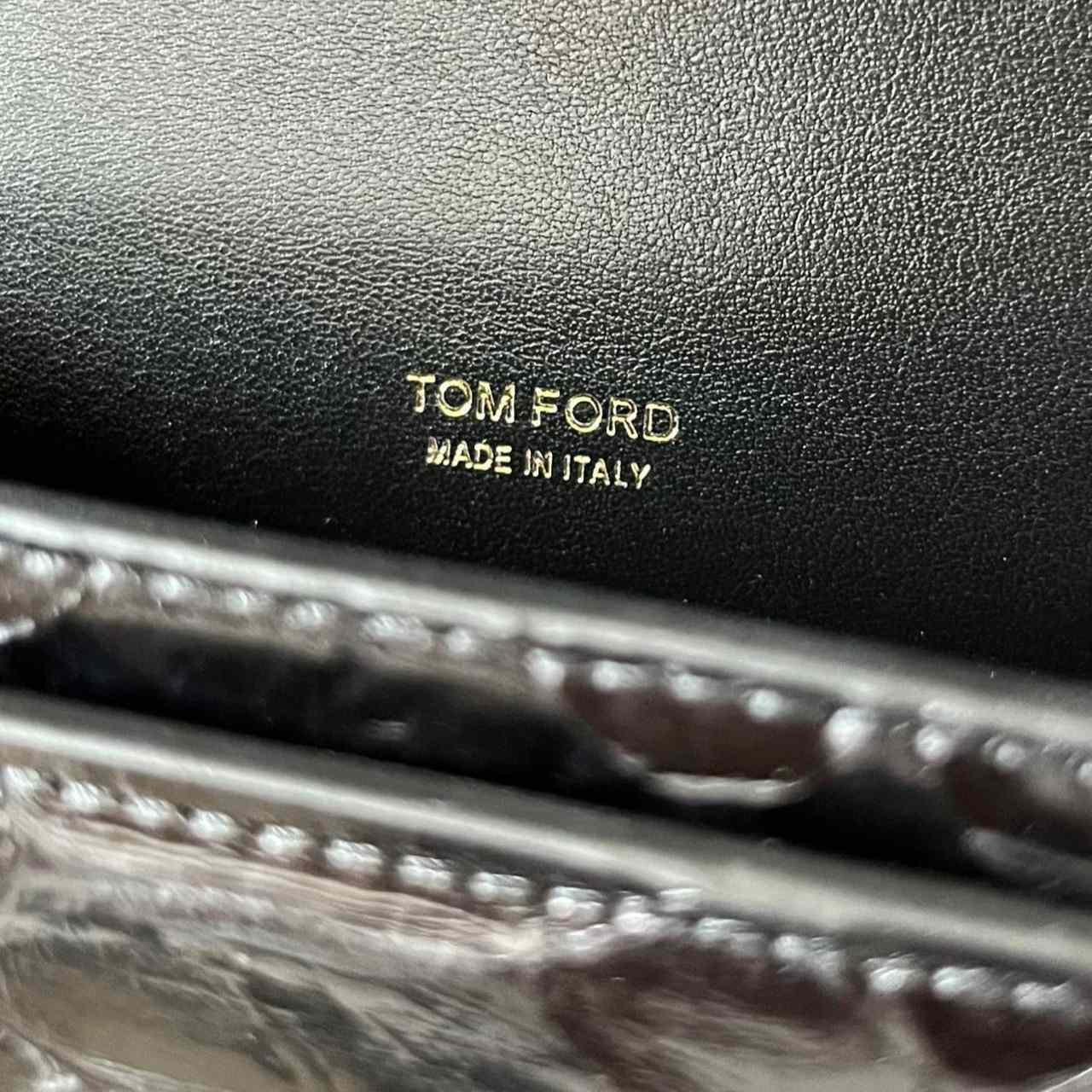 Tom Ford Leather TF Bag (21-13-6cm) - DesignerGu