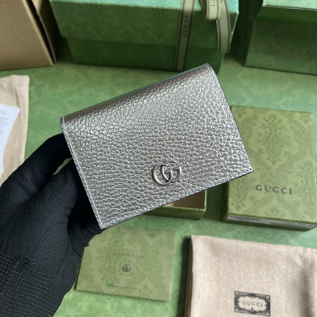 Gucci GG Marmont Card Case Wallet  - DesignerGu