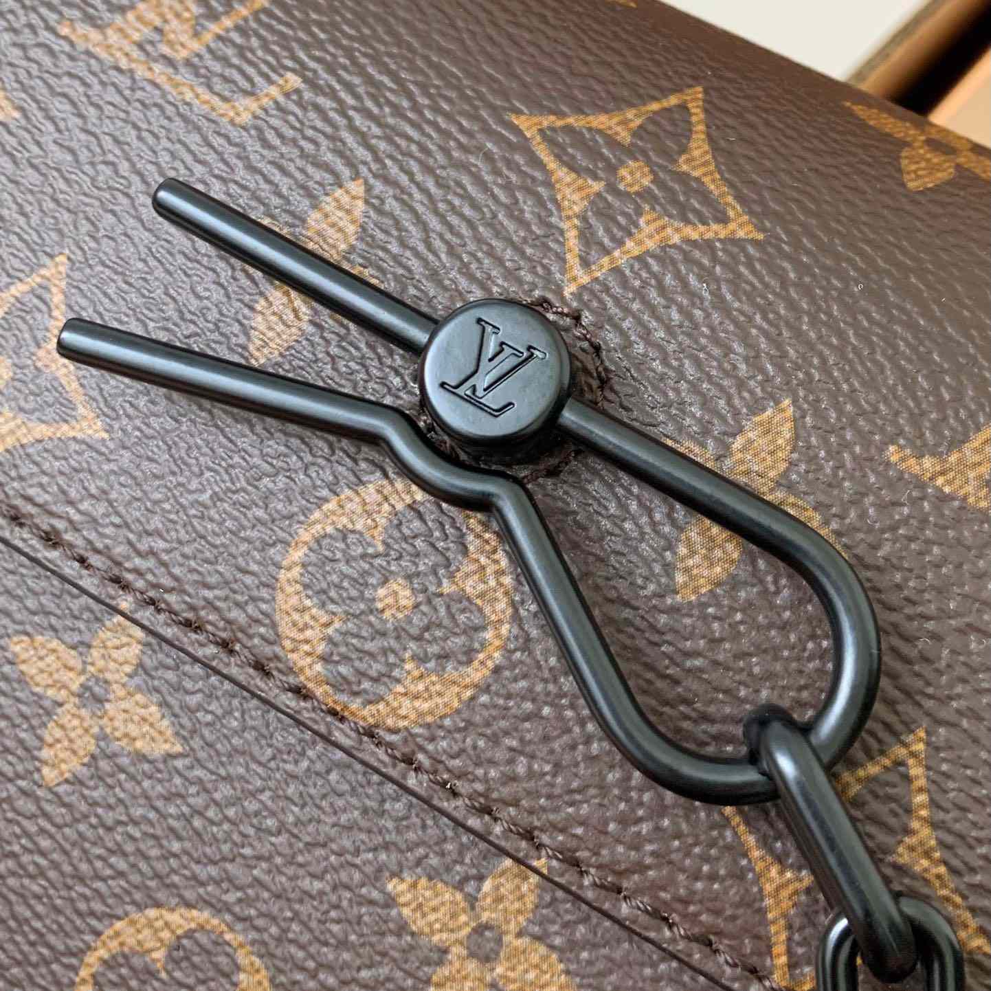 Louis Vuitton Steamer Wearable Wallet Monogram Macassar(18*11*6.5cm)  M82534 - DesignerGu