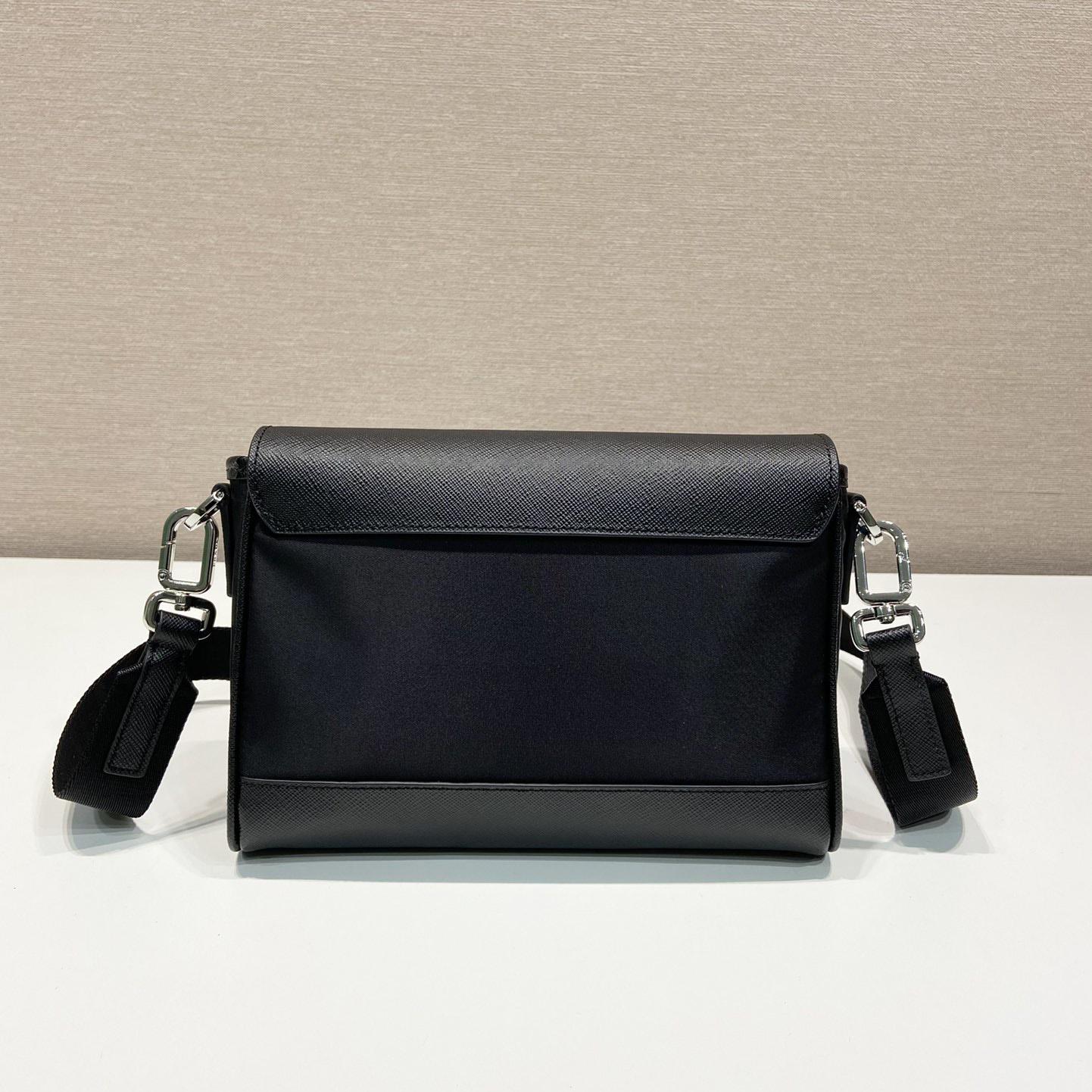 Prada Re-Nylon And Saffiano Shoulder Bag - DesignerGu