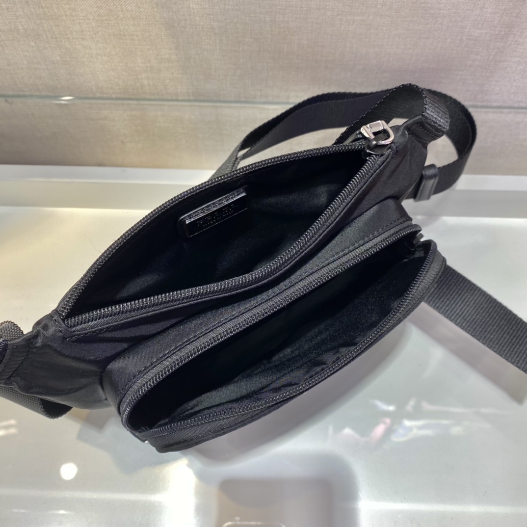 Prada Re-Nylon And Saffiano Leather Shoulder Bag - DesignerGu