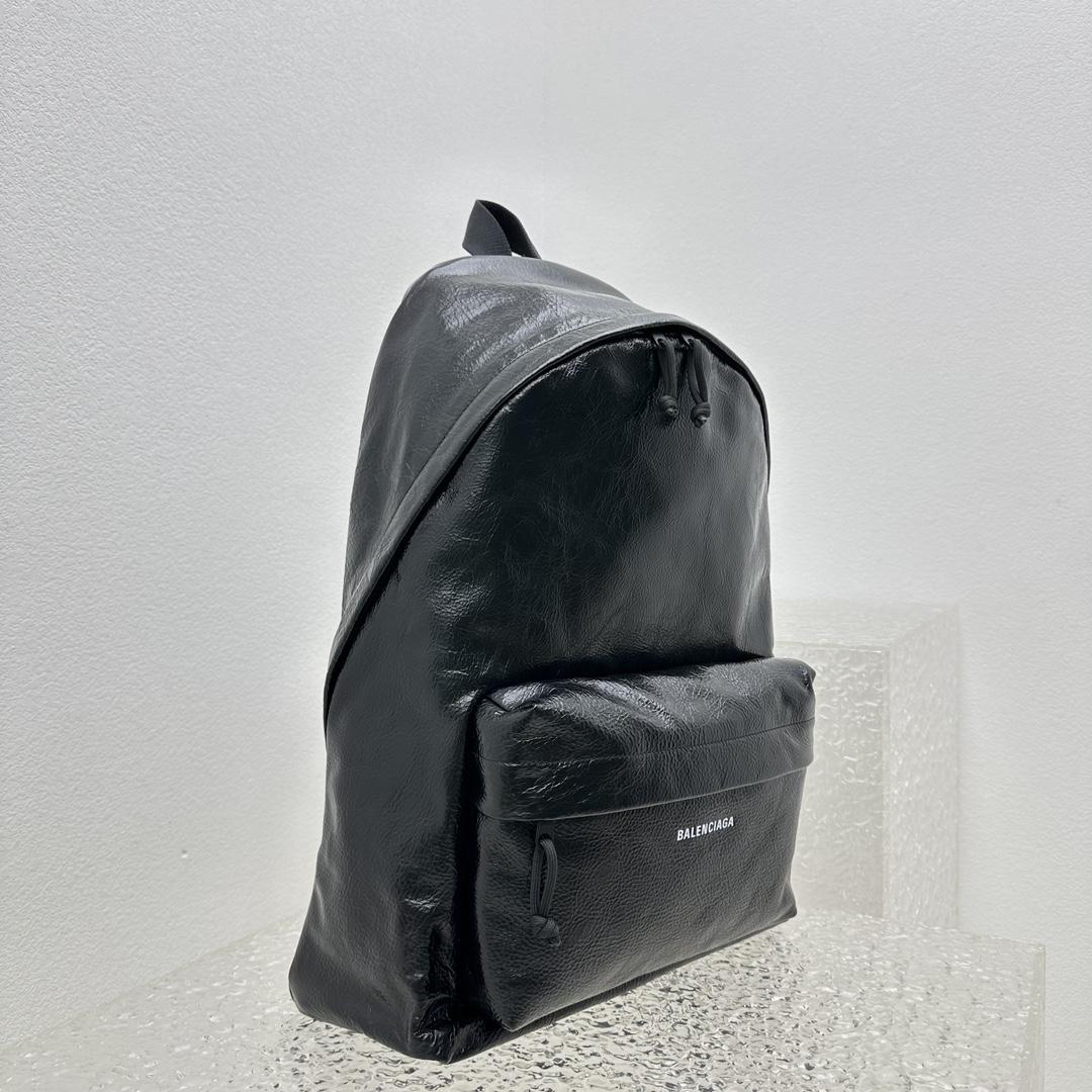 Balenciaga Explorer Backpack In Black (34.8x47x19.8cm) - DesignerGu