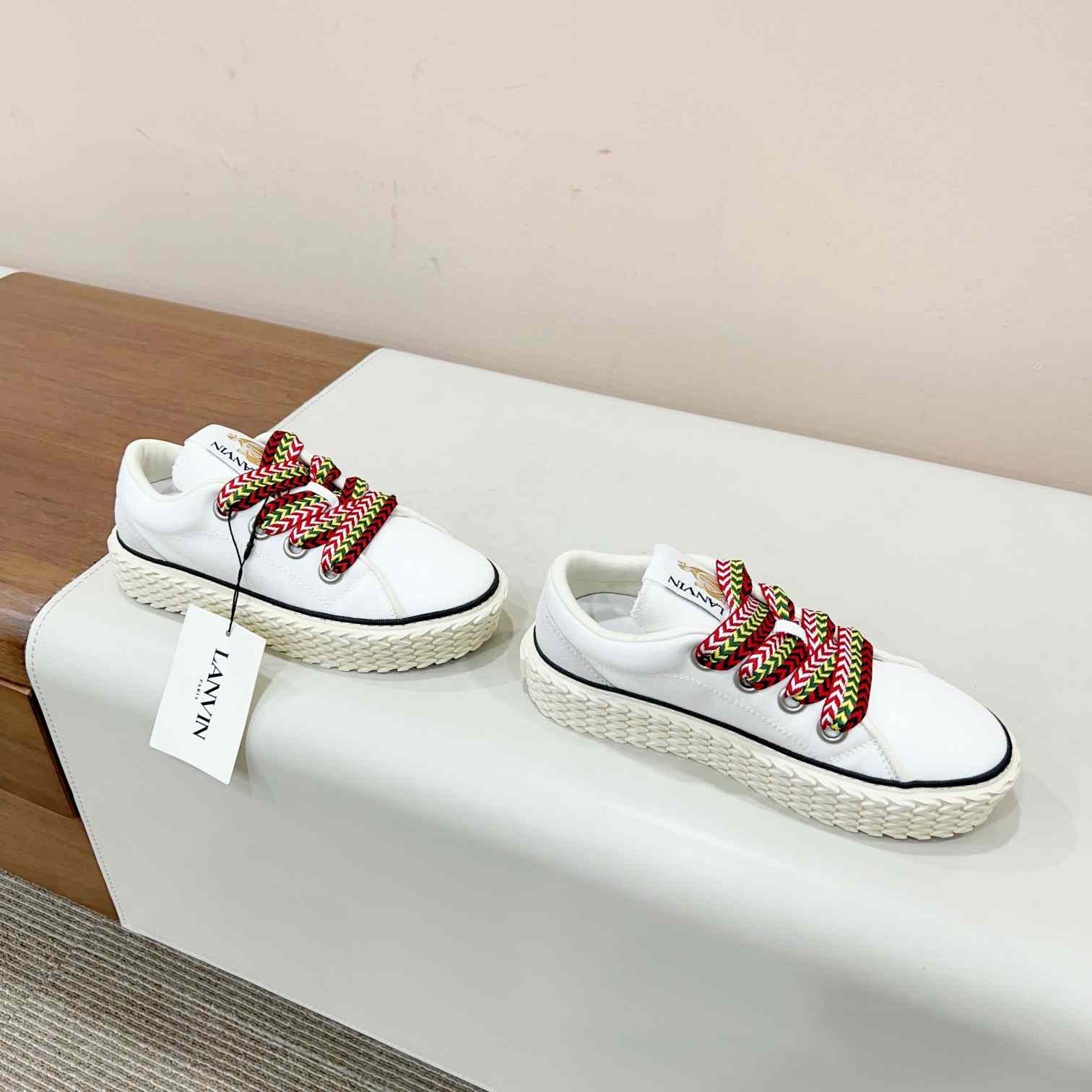 Lanvin Low-top Lace-up Sneakers - DesignerGu