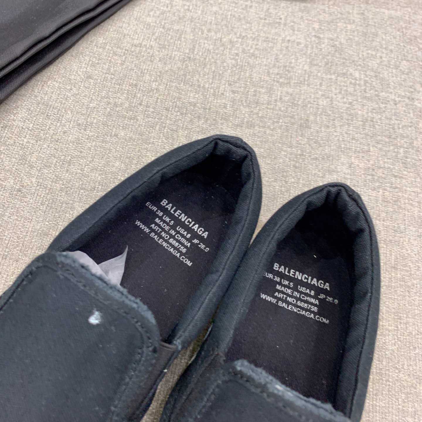 Balenciaga Paris Slip On Graffiti Sneaker In Black - DesignerGu