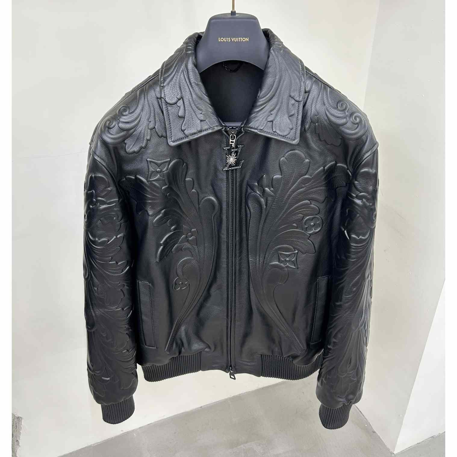 Louis Vuitton LV Ornaments Leather Blouson - DesignerGu