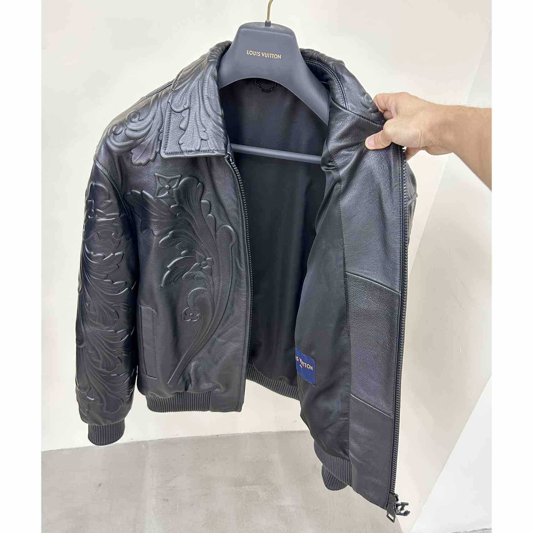 Louis Vuitton LV Ornaments Leather Blouson - DesignerGu