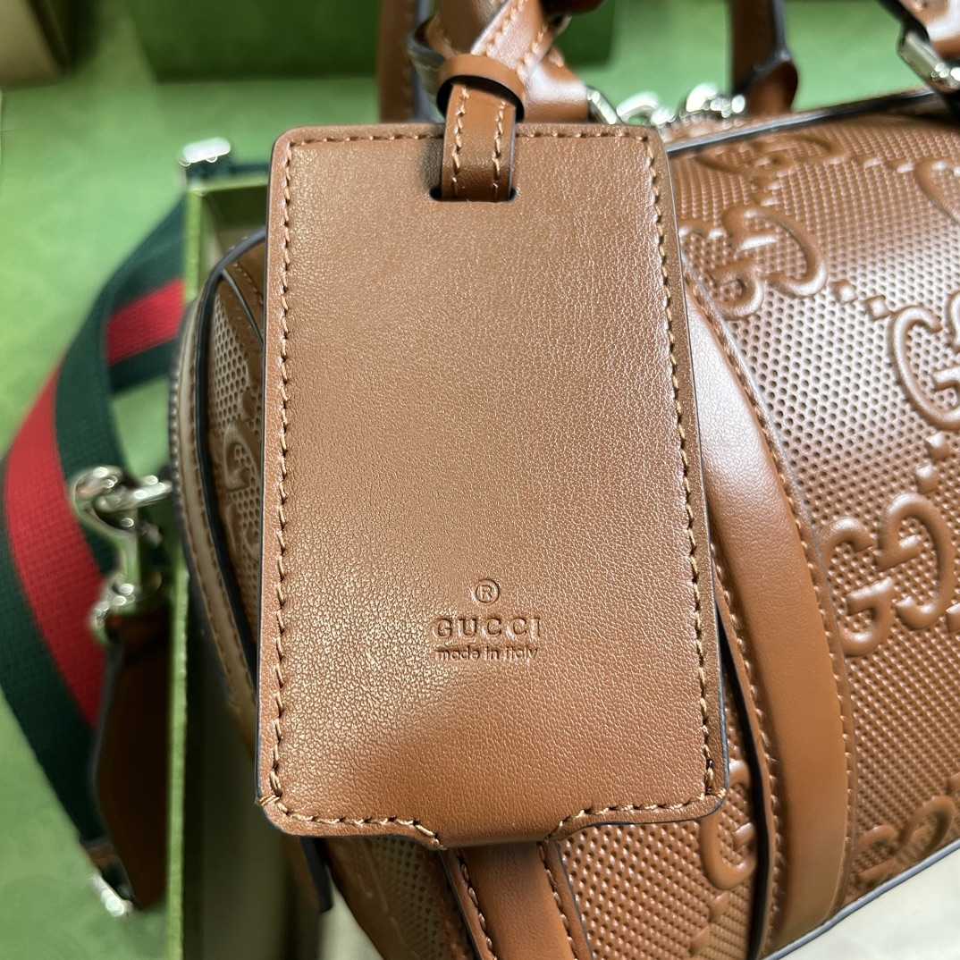 Gucci Jumbo GG Mini Duffle Bag (22-15-12.5cm) - DesignerGu