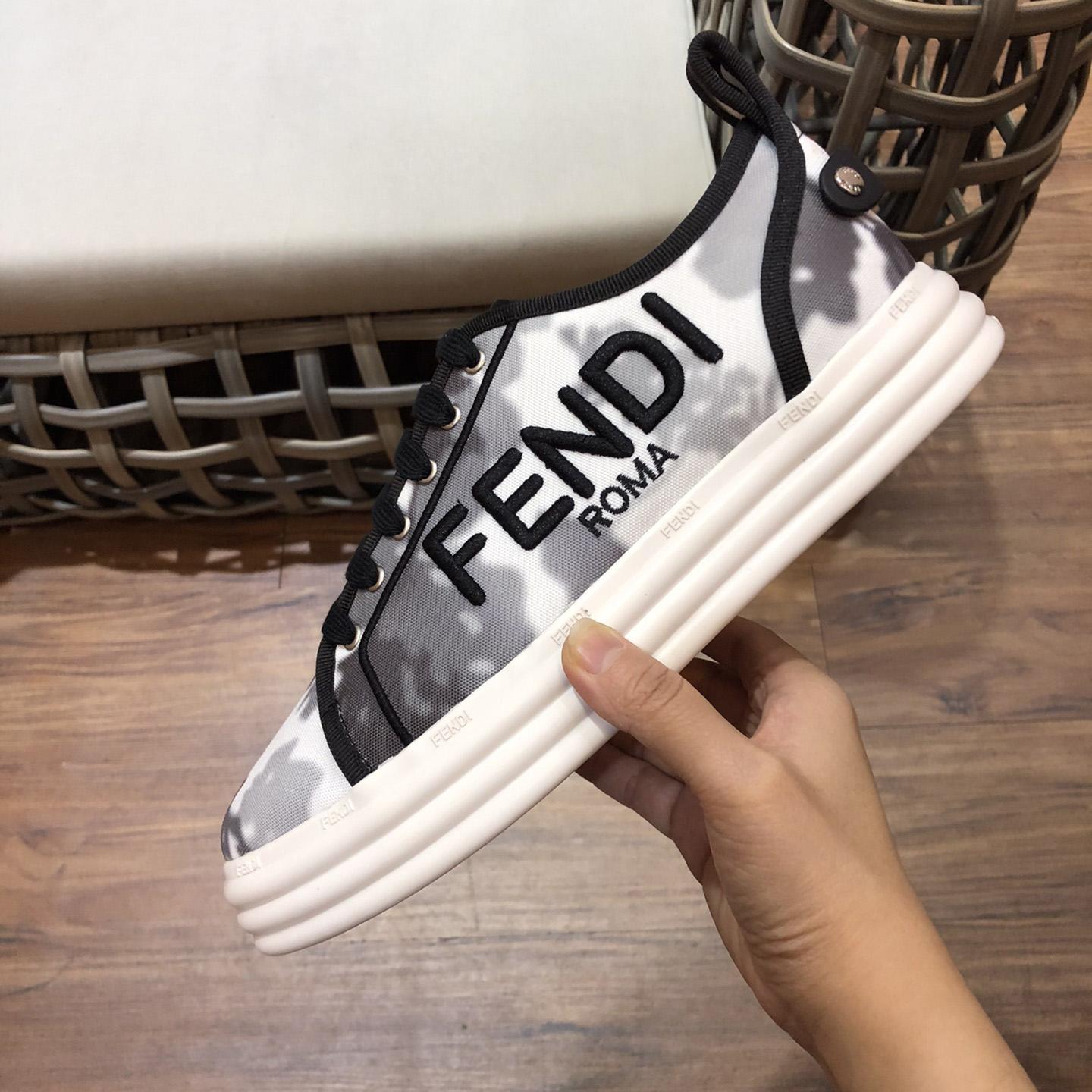 Fendi Rise Canvas Sneaker - DesignerGu