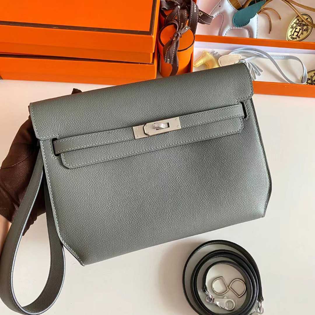 Hermes Kelly Dépêches Leather Bag (25-19-5cm) - DesignerGu