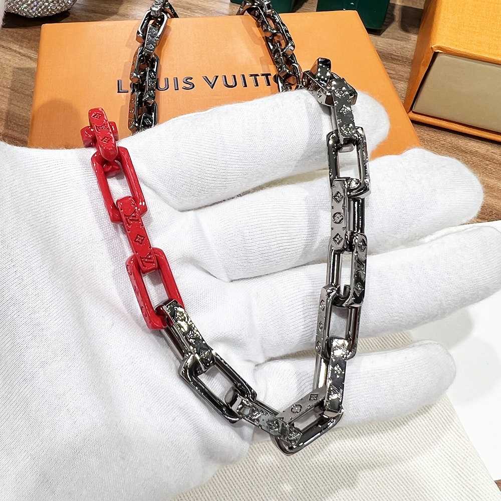 Louis Vuitton Monogram Chain Necklace  - DesignerGu