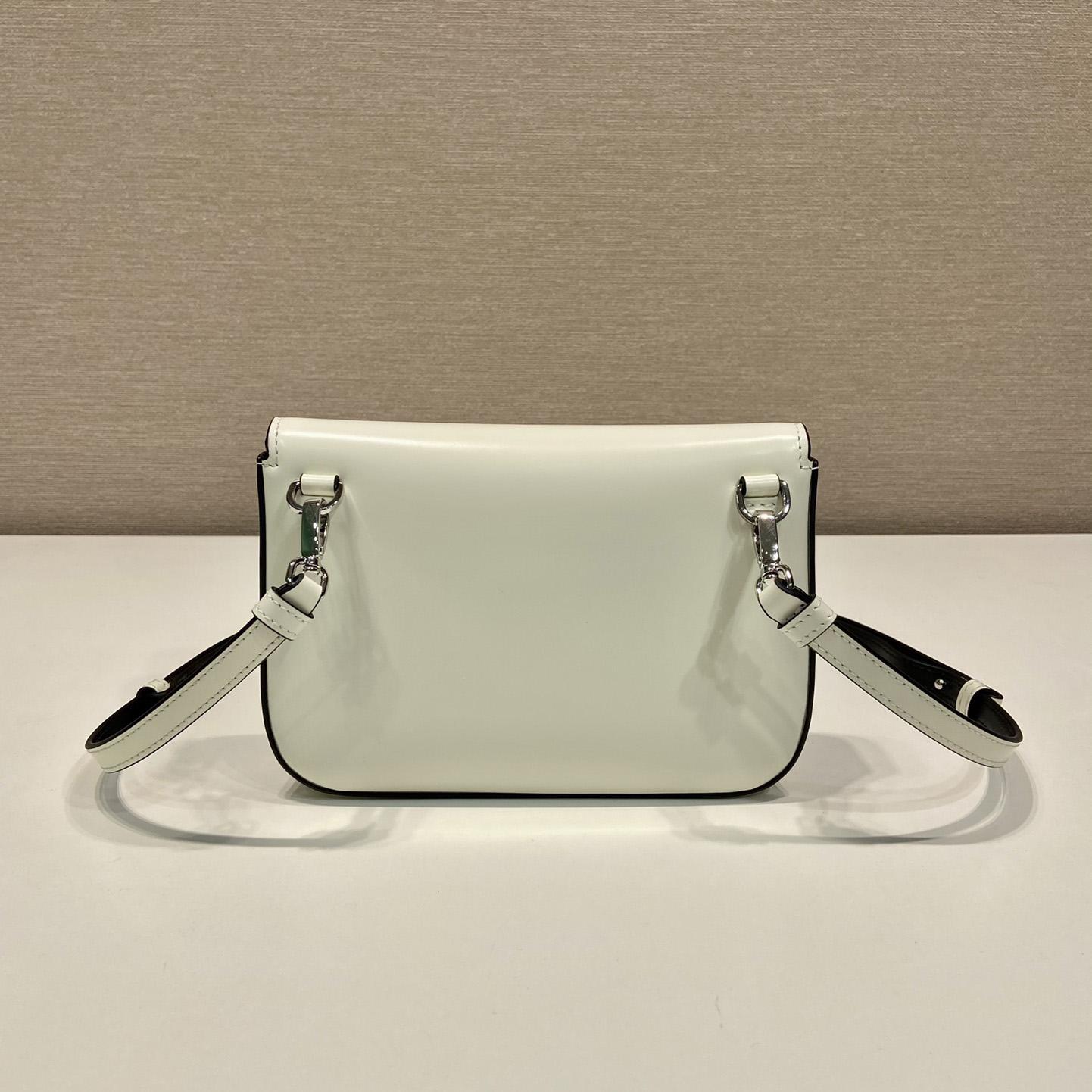 Prada Brushed Leather Mini-bag With Shoulder Strap - DesignerGu