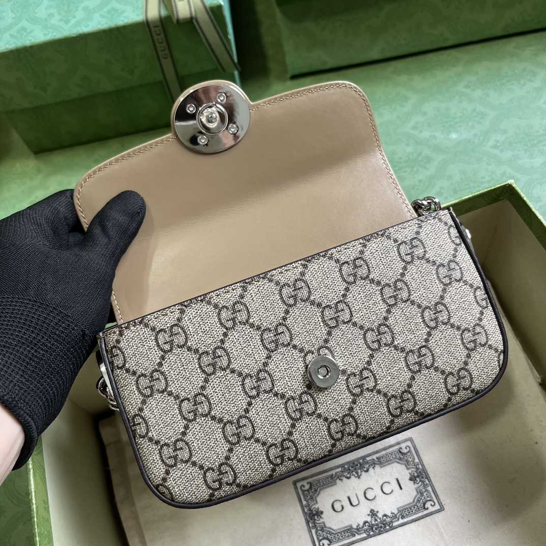 Gucci Petite GG Mini Bag (10x 18.5x 4cm) - DesignerGu