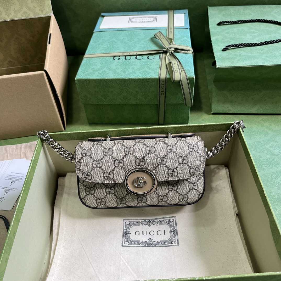 Gucci Petite GG Mini Bag (10x 18.5x 4cm) - DesignerGu