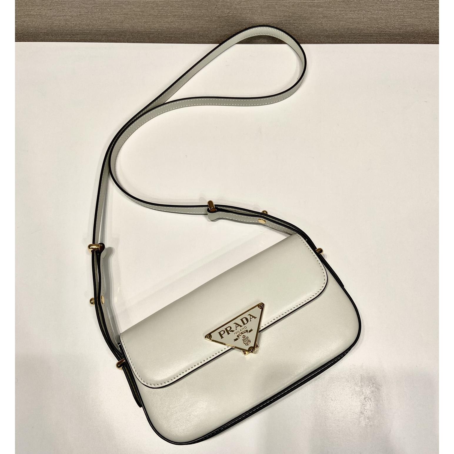 Prada Leather Shoulder Bag - DesignerGu