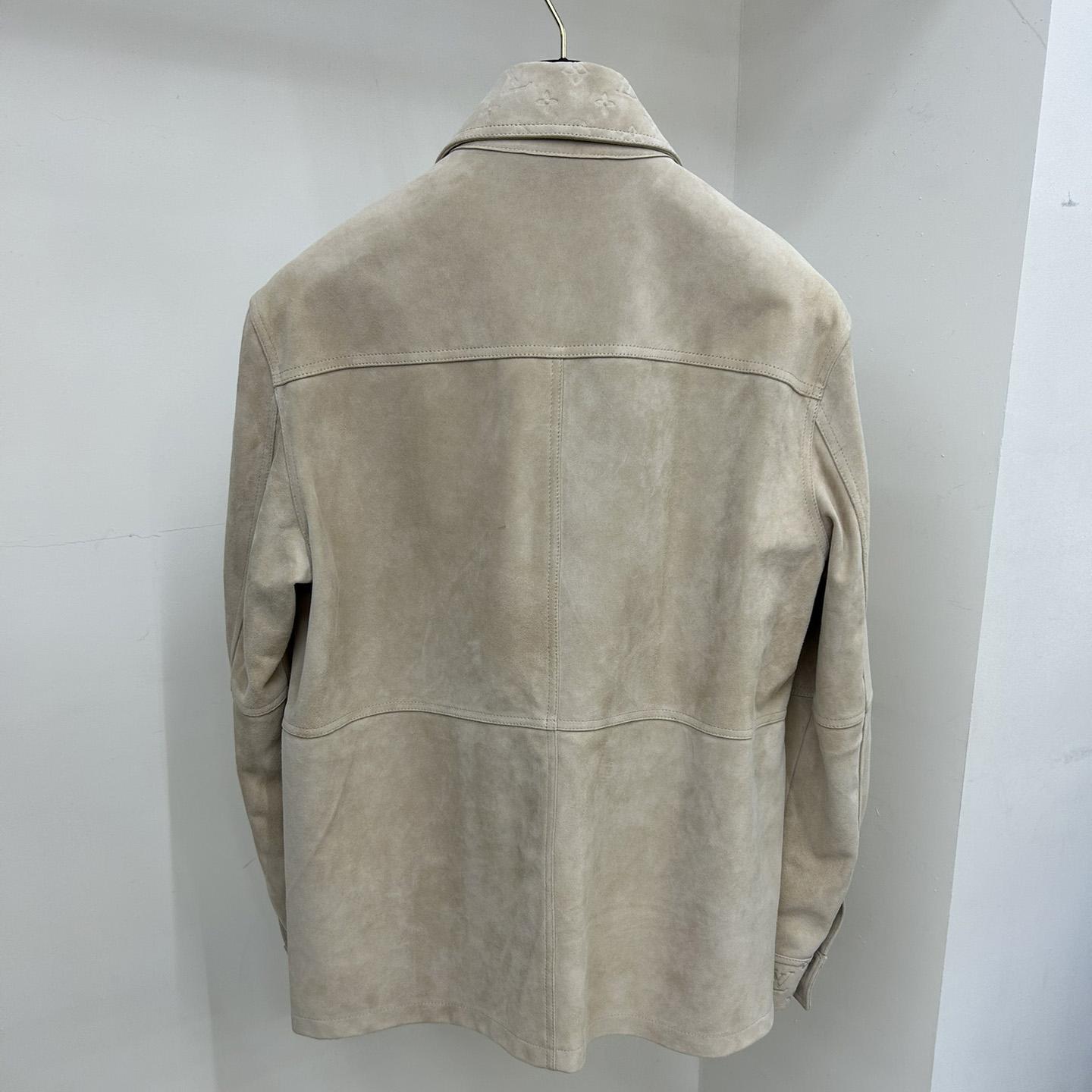 Louis Vuitton Suede Overshirt   - DesignerGu