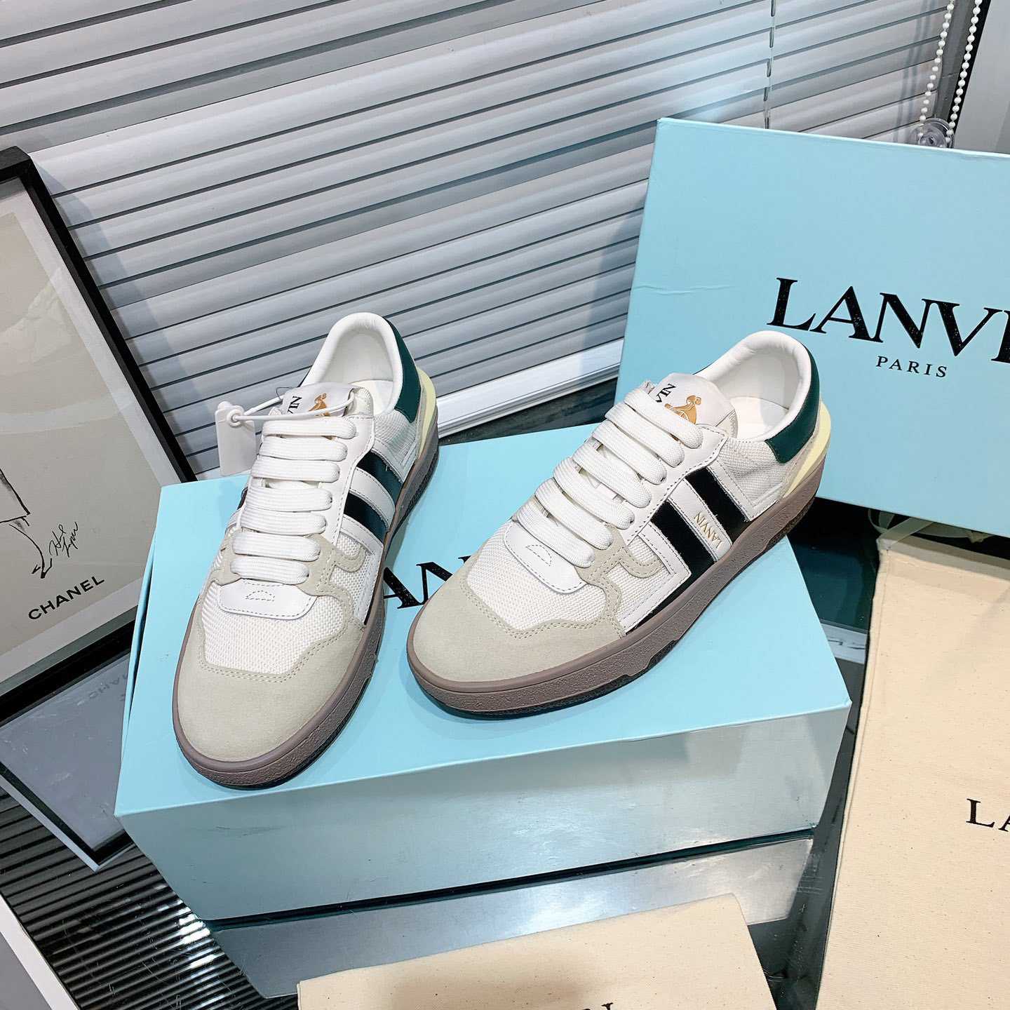 Lanvin Clay Low-Top Sneakers - DesignerGu