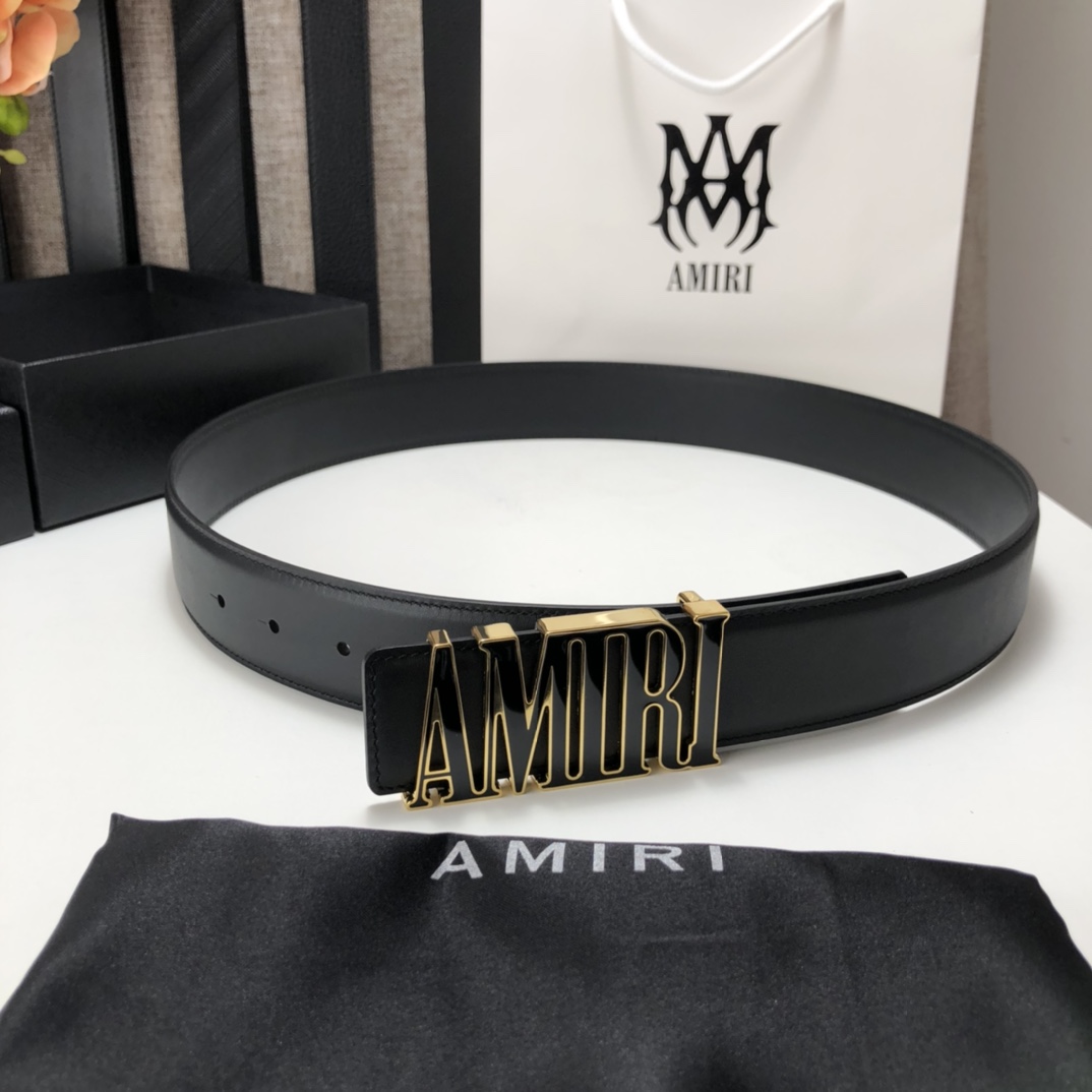 Amiri Enamel Buckle Belt - DesignerGu