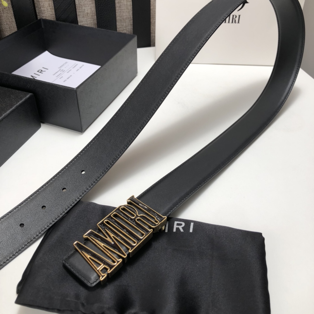 Amiri Enamel Buckle Belt - DesignerGu