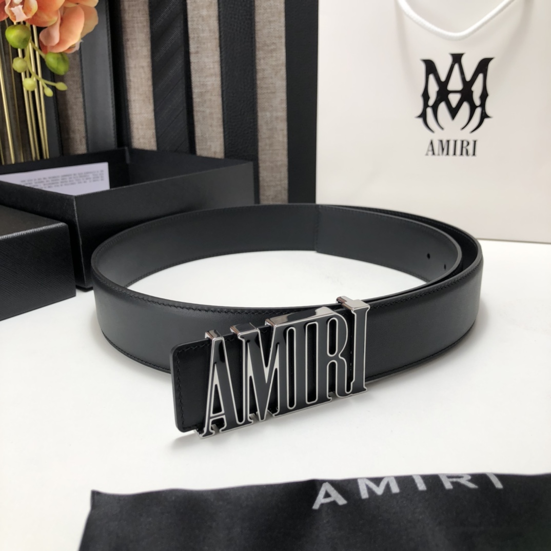 Amiri Enamel Buckle Belt - DesignerGu