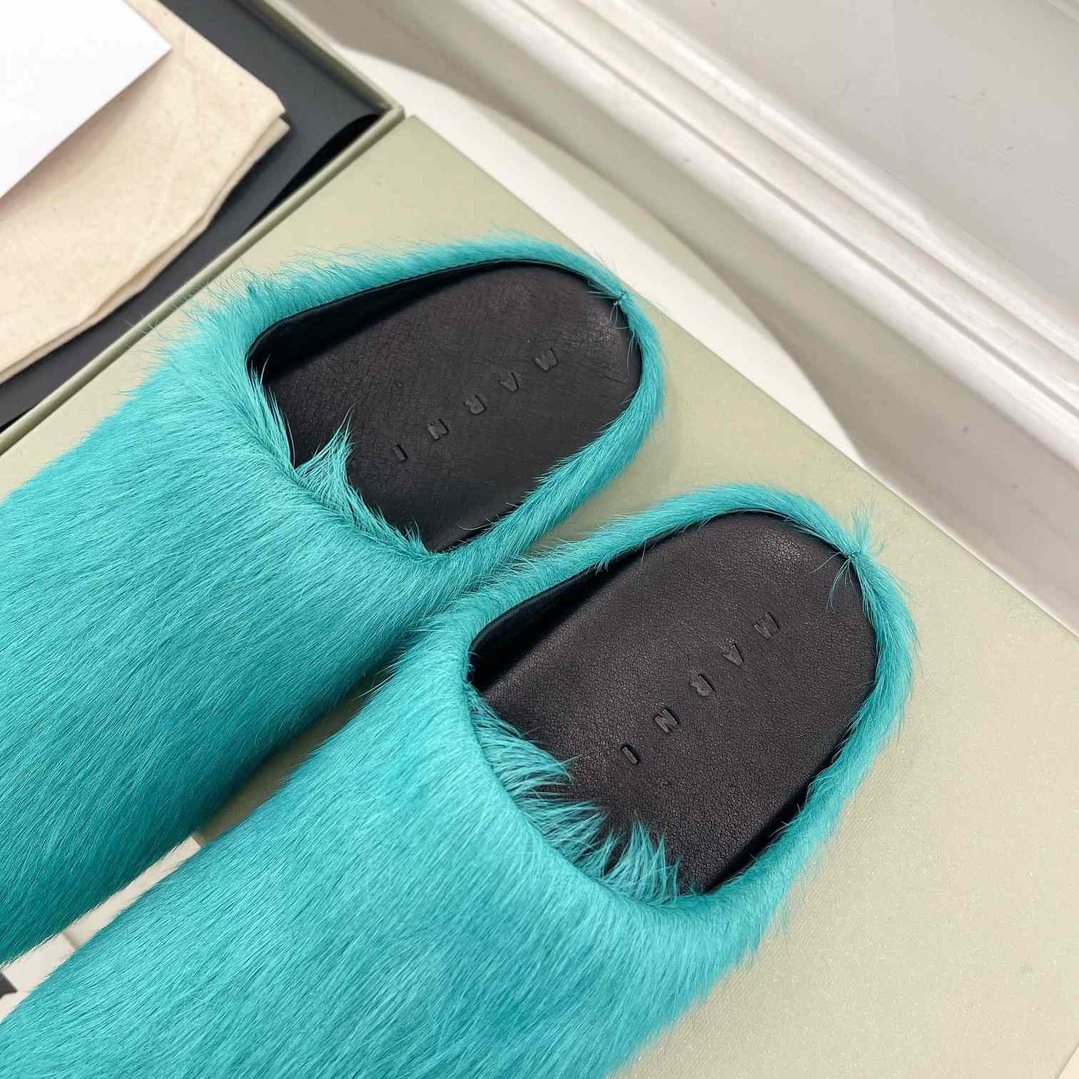 Marni Fussbett Slip-On Flat Mules - DesignerGu