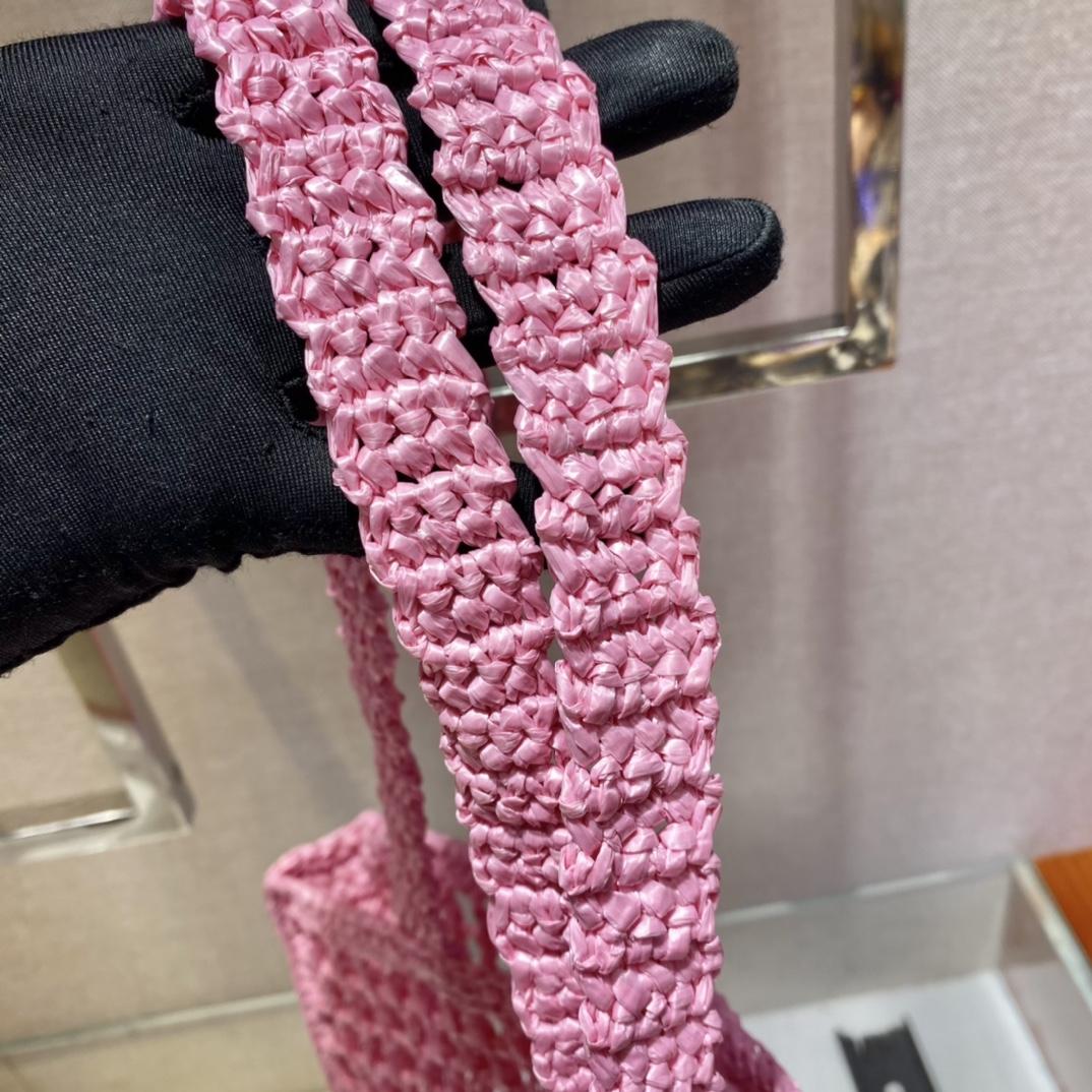 Prada Crochet Tote Bag - DesignerGu