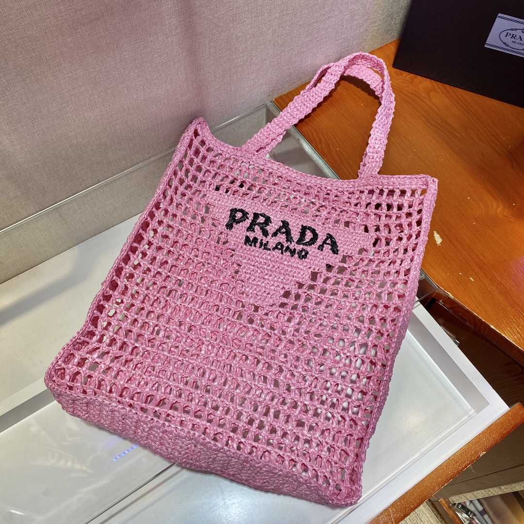 Prada Crochet Tote Bag - DesignerGu