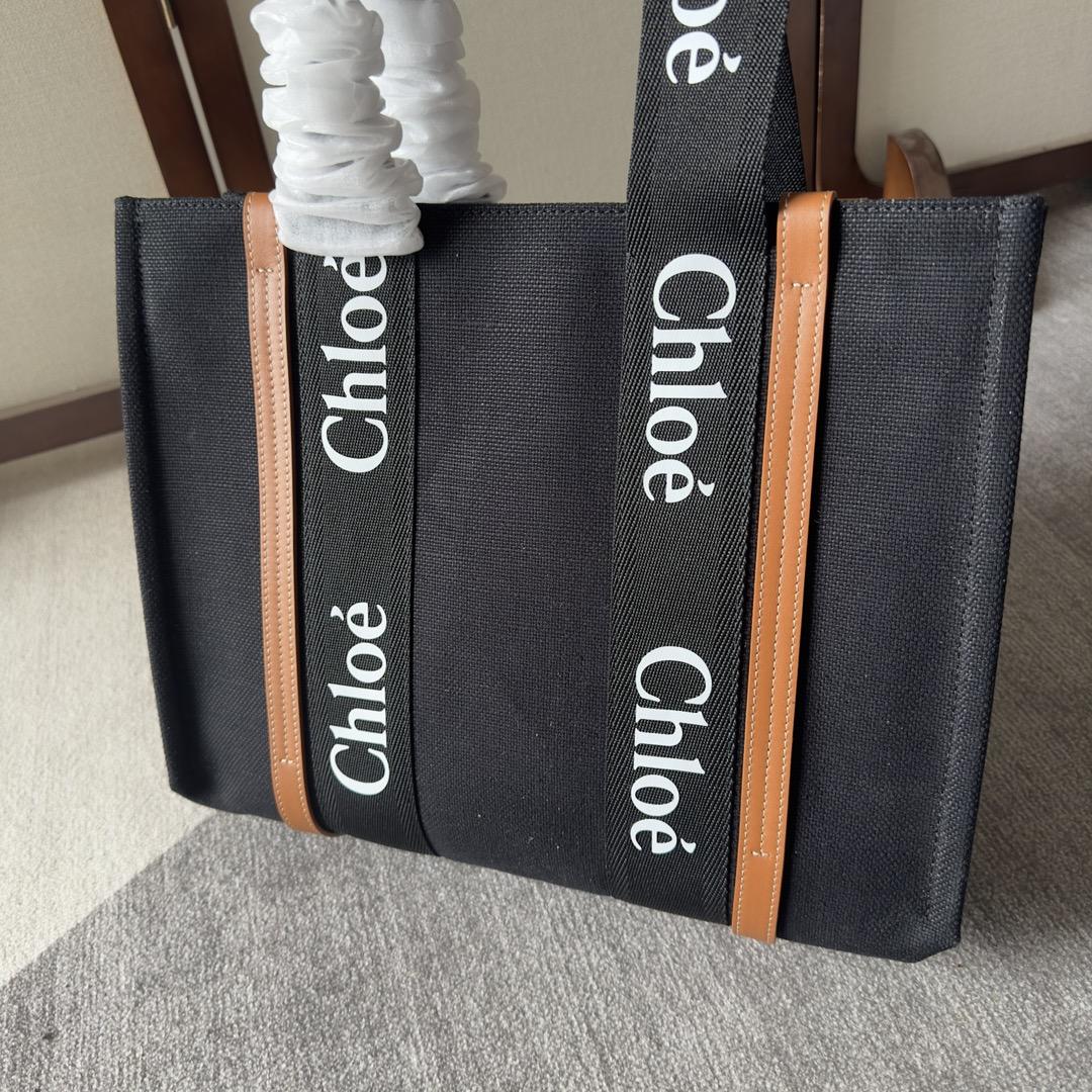 Chloe Medium Woody Tote Bag - DesignerGu