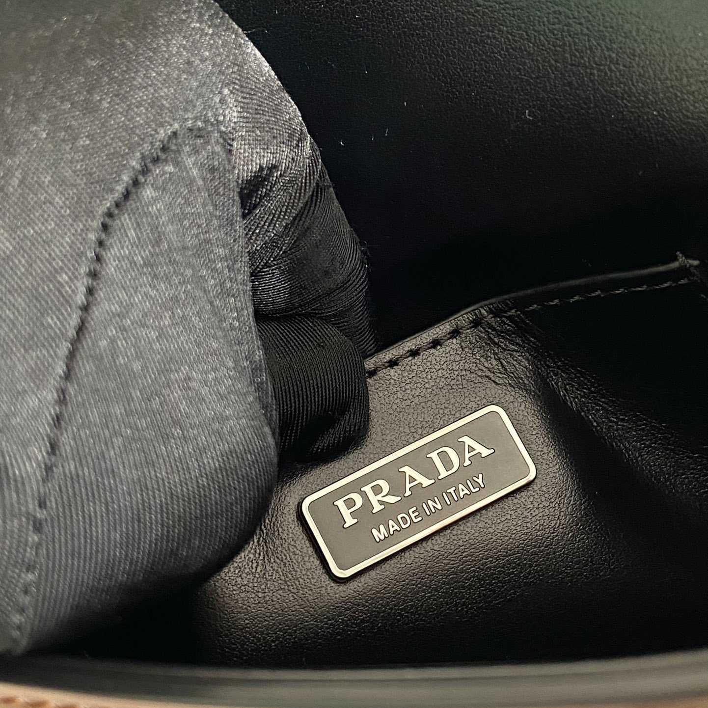 Prada Brushed Leather Mini-bag With Shoulder Strap - DesignerGu