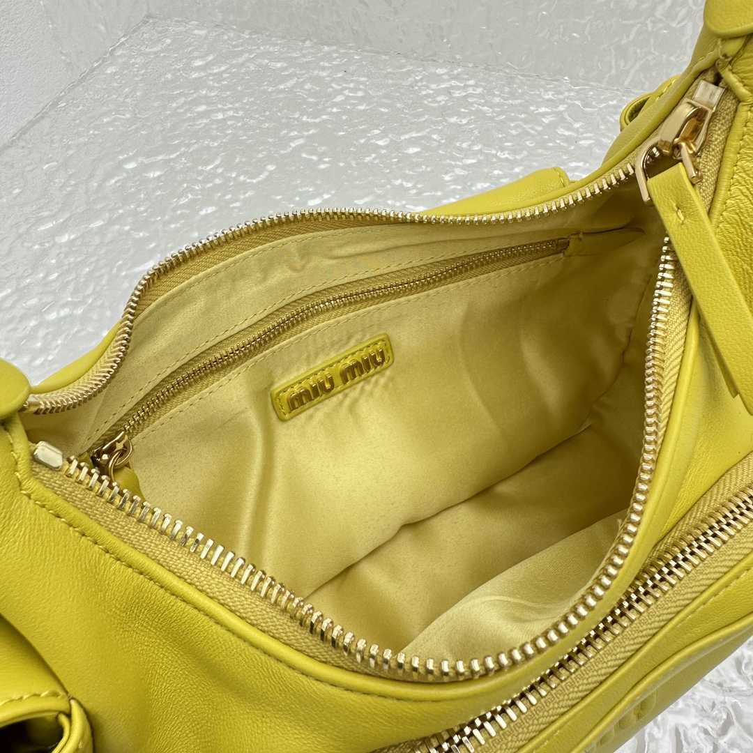 Miu Miu Nappa Leather Pocket Bag - DesignerGu