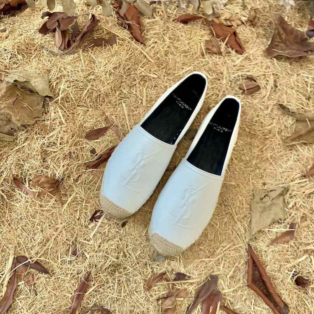 Saint Laurent Cassandre Espadrilles In Lambskin - DesignerGu