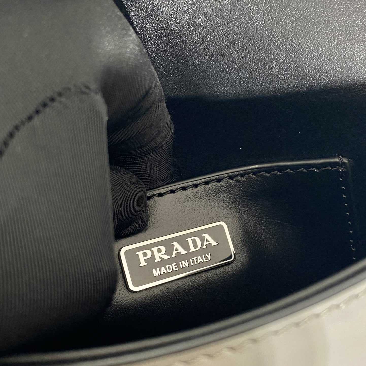 Prada Brushed Leather Mini-bag With Shoulder Strap - DesignerGu