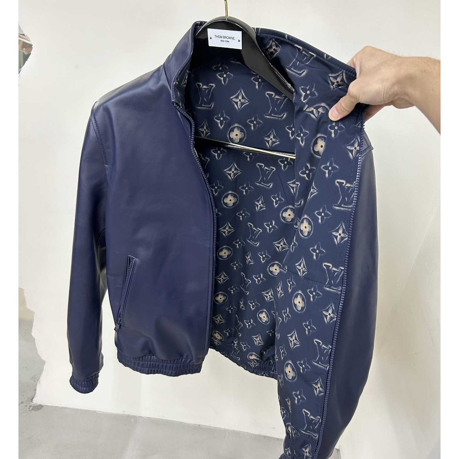 Louis Vuitton Monogram Reversible Leather Mix Blouson   1ABJGG - DesignerGu