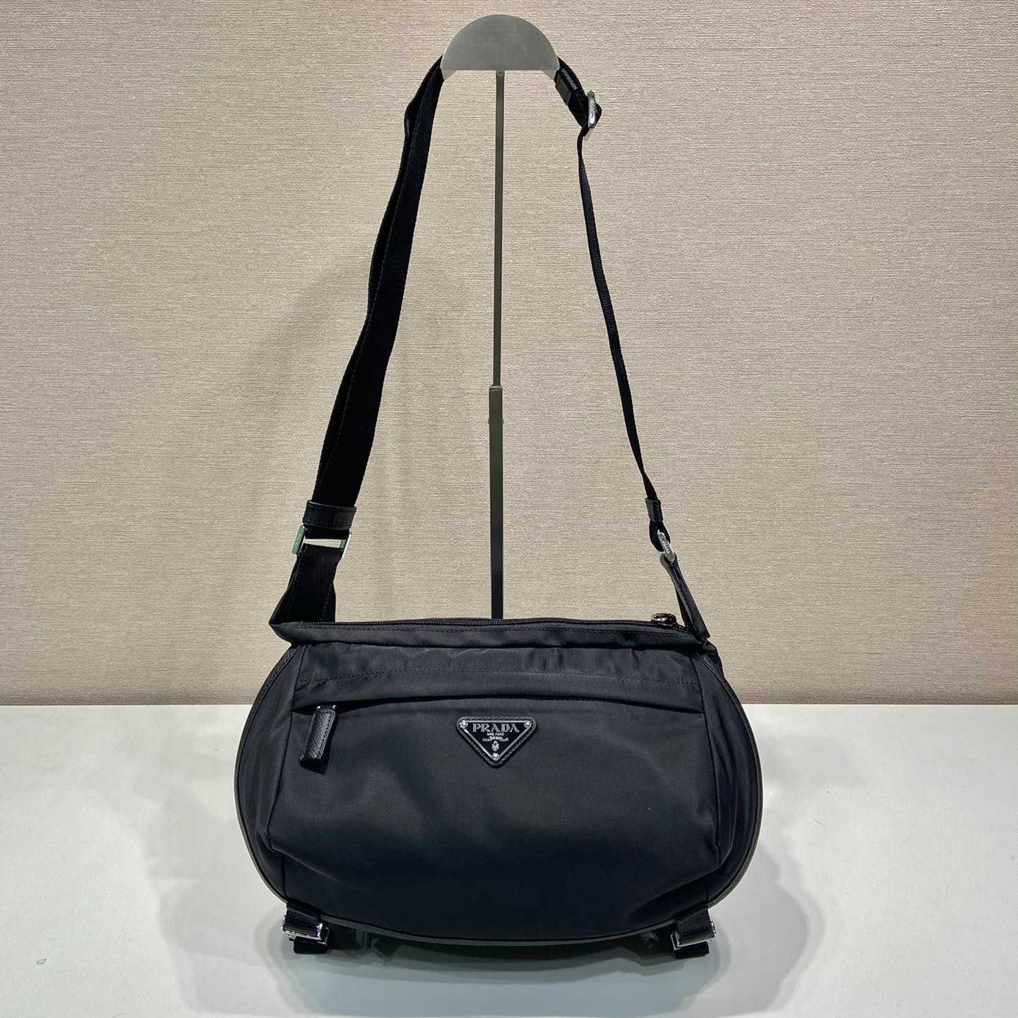 Prada Re-Nylon And Saffiano Leather Shoulder Bag - DesignerGu