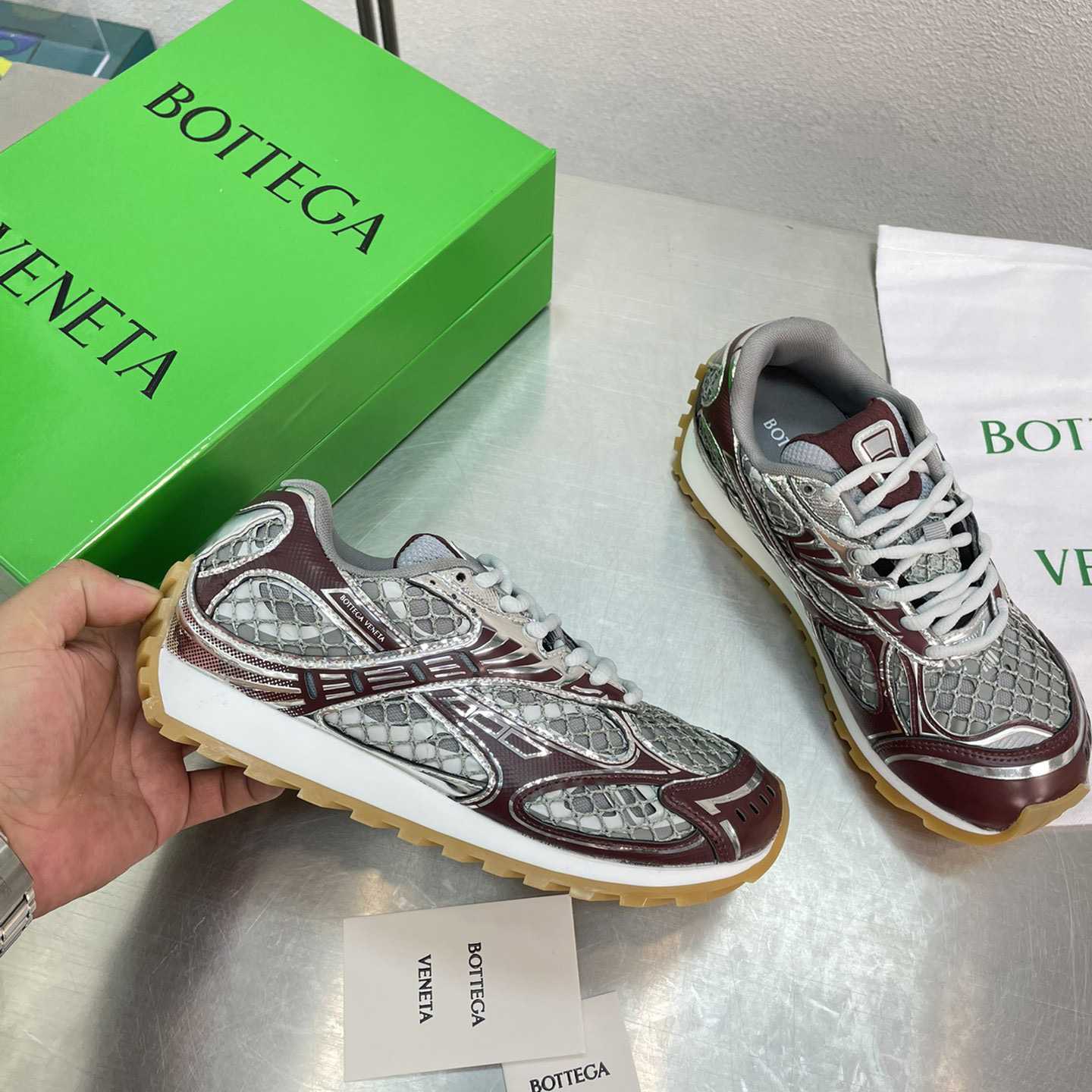 Bottega Veneta Orbit Sneaker - DesignerGu